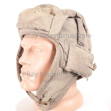 WW2 SOVIET TANKMAN HELMET ARMORED TANK TROOPS CANVAS HARD CAP HAT  1941  Sz.60