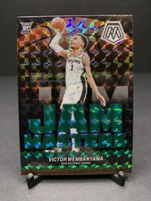2023-24 Panini Mosaic - Jam Masters Victor Wembanyama #3 Green Mosaic Prizm (RC)
