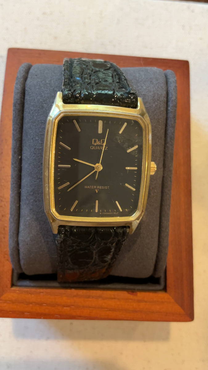 Q & Q by Citizen Ladies Quartz Enamel Tank Watch Q&Q Rectangle Wristwatches for sale | eBay main image 2