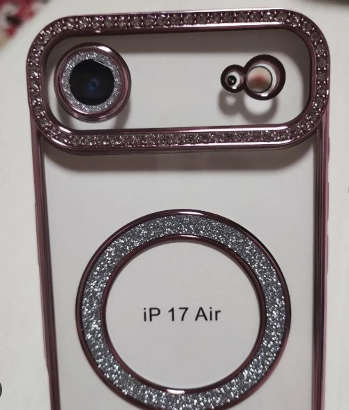 iPhone 17 Pro Max Air 16 15 14 13 12 ShockProof Clear Diamond Case Cover - Immagine 2 di 4