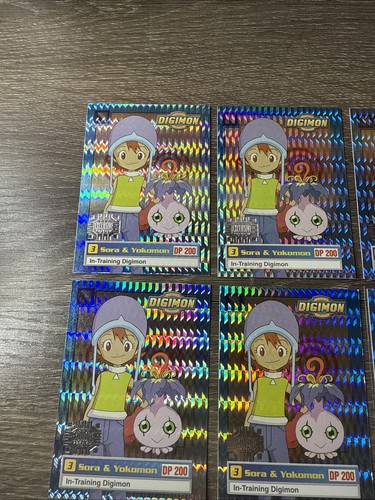 ๐ฎ 1999 DIGIMON CARD SORA & YOKOMON | 6 of 34 | NEAR MINT | HOLO | RARE | PRIZM - Picture 2 of 4