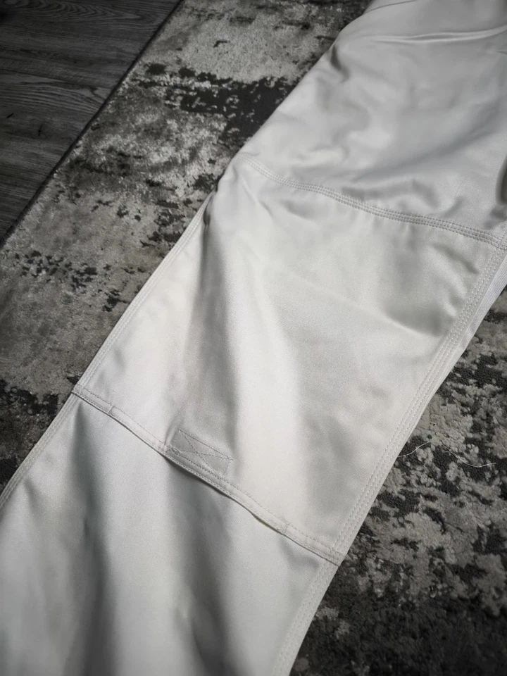 Men's Engelbert Strauss Working Pants Size EU 52 L Work Wear White - Image 3 of 4
