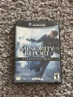 Minority Report 🤜💥 Nintendo GameCube 💥 🤛 TESTED 💥 CIB 💥