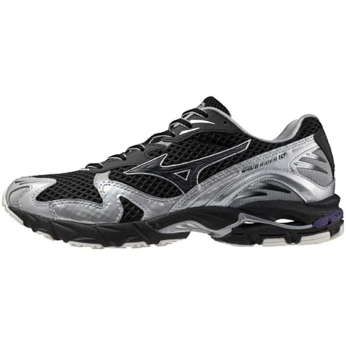 Sneakers Mizuno Wave Rider 10 pendolarismo scuola stile di vita eleganti nere x nere x