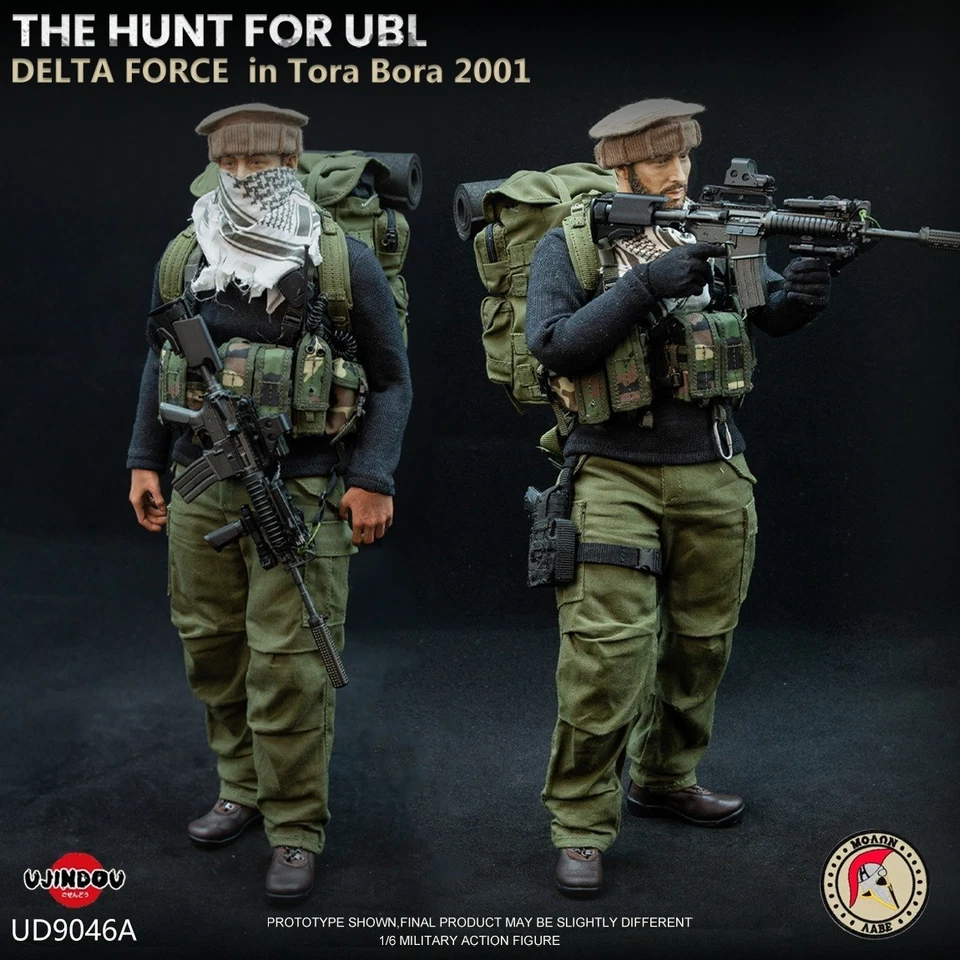 Figura de acción UJINDOU UD9046A 1/6 THE HUNT FOR UBL-DELTA FORCE en Tora Bora 2001 Foto 4 de 4