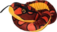 Wild Republic  89090  Rainbow Boa Snake Stuffed Animal Plush  54"