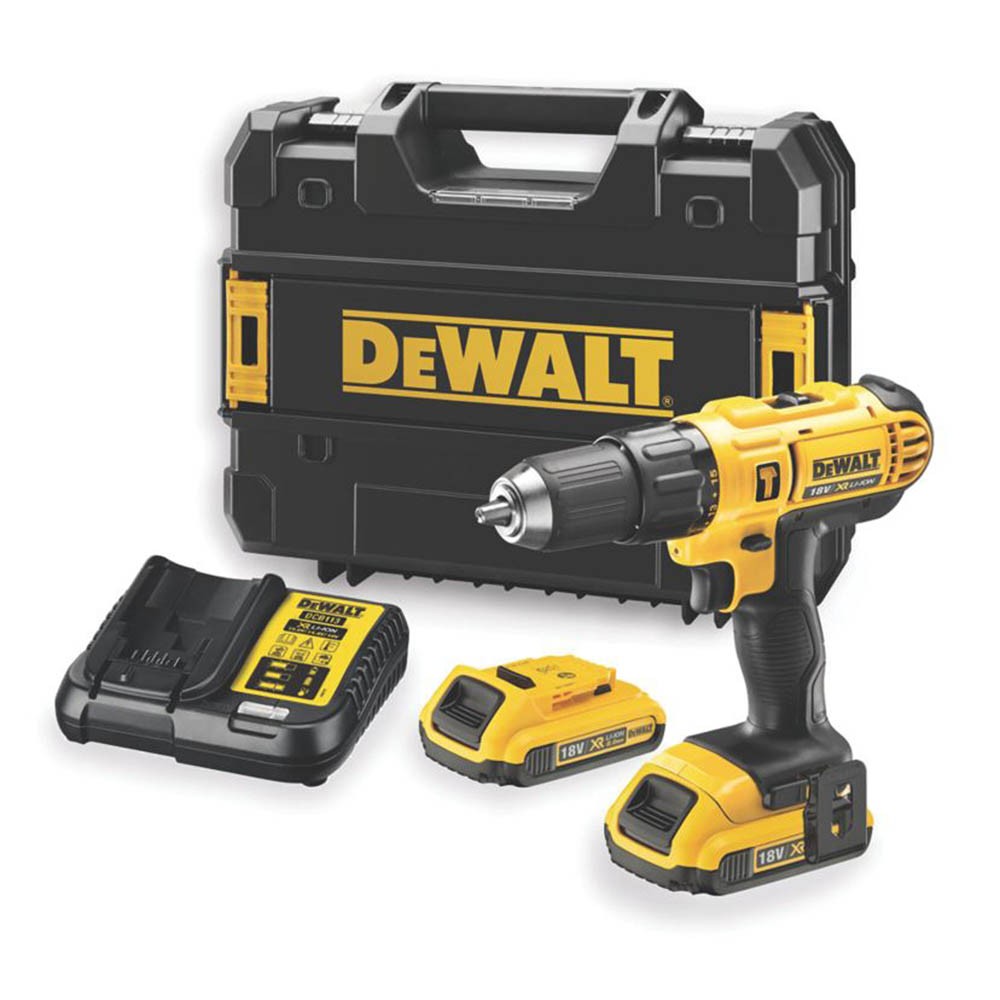 DeWalt Combi Drill Cordless 18V 2x2.0Ah Li-Ion DCD776D2T-GB Keyless Chuck