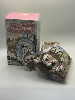 Pop Mart The Monsters Labubu Exciting Macaron SESAME BEAN plush pendant NEW