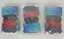 Face Mask Breathable Mesh Lining Washable Adjustable Lot 12 Packs Of 3 Paisley