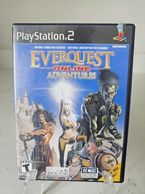 EverQuest Online Adventures Black Label (PlayStation 2, 2002) Complete W/ Manual