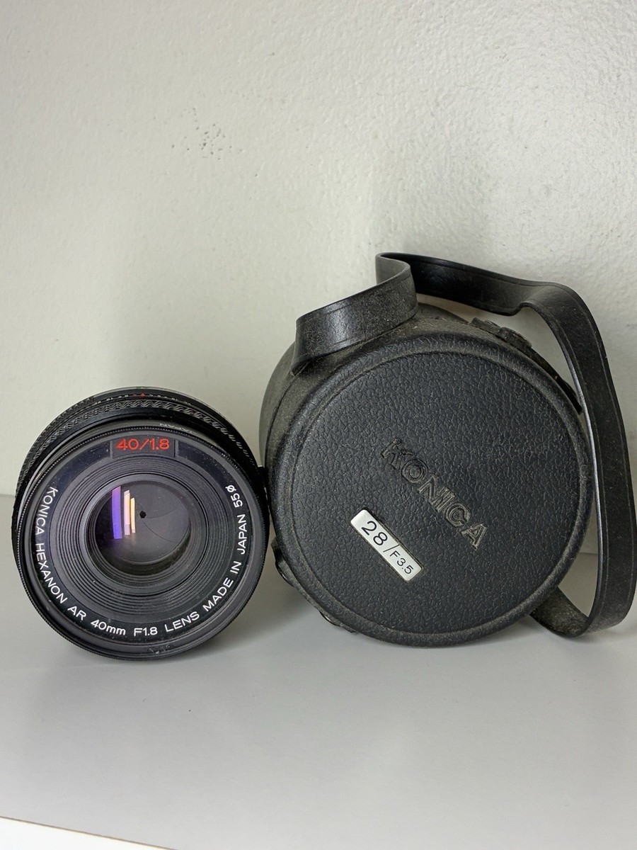 Konica Hexanon AR 40mm f1.8 Pancake Prime Lens AR Mount + HOYA Konica Hexanon AR 40mm f1.8 Pancake Prime Lens AR Mount + HOYA
