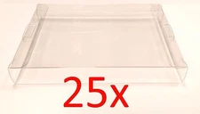 25 x NES CLEAR GAME BOX PROTECTIVE SLEEVE CASES - by Old Skool