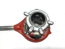 Ridgid 65-R Manual Receding Pipe Threader 1-2" In NPT Capacity 15"Handle & Dies
