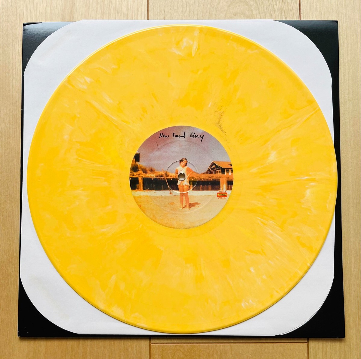 A New Found Glory / Nothing Gold Can Stay 2002 US Yellow Vinyl LTD