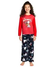 Briefly Stated Matching Little Boys Girls 2-Piece Peanuts Long-Sleeve Pajama - 8