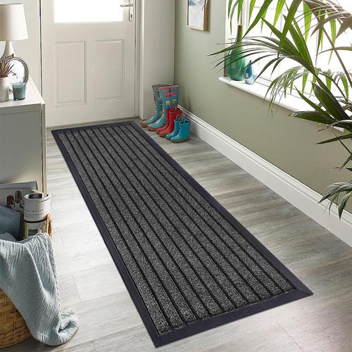 Non Slip Rubber Mat Door Mat Outdoor Indoor Washable Hallway Runner Rugs - Picture 6 of 12
