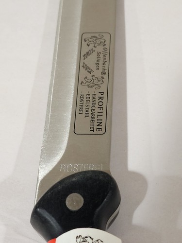 Rostfrei Profiline 7.5” Heavy Duty Chef’s Knife 12.5” Long Black Handle - Picture 3 of 4