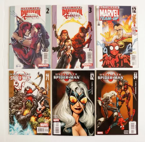 Ultimate Daredevil #2,3,Marvel Team-Up 12,Spider-Man 71,82,84 Comic Lot VF range