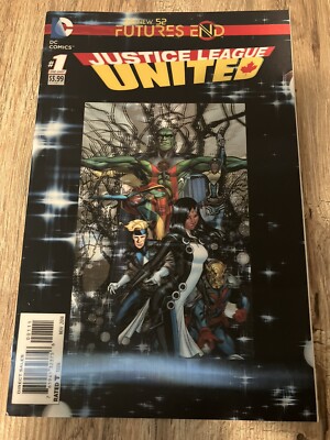 JUSTICE LEAGUE UNITED #1 (2014) DC COMICS- ONE SHOT- THE FUTURES END- 3D- VF-NM