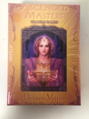 Ascended Masters Oracle Cards by Doreen Virtue 2007 With Guide Book Sealed Rare