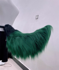 Anime Genshin Impact Tighnari Plush Tail Ear Headdress Accessories Cosplay Prop