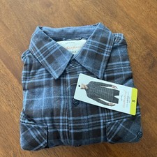 NWT Weatherproof Vintage Men s Long Sleeve Shirt Dark Blue,S 