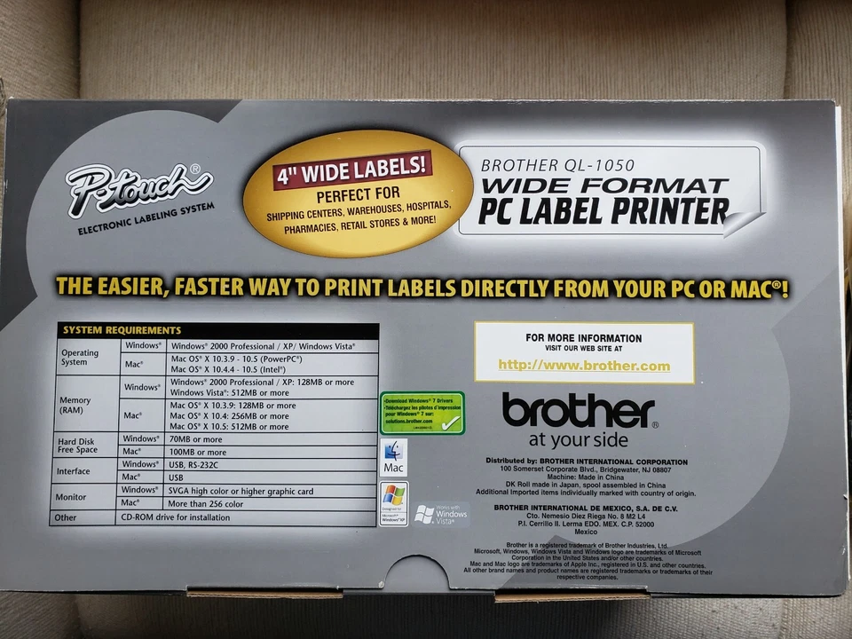 Brother PC QL-1050 Wide Format PC Label Printer - Image 3 of 4