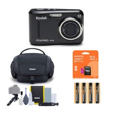 Kodak PIXPRO FZ43 Friendly Zoom Digital Camera Black Bundle