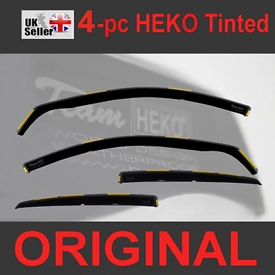 TEAM HEKO AUDI A3 or S3 MK3 5-door 2013-2019 Hatchback 4-pc Wind Deflectors HEKO Tinted