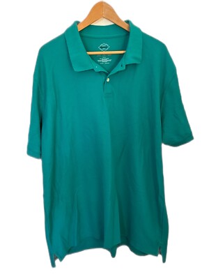 John's Bay Men's Performance Green polo sirt XXL