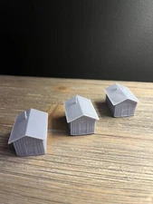 N SCALE  1:160 SMALL CABIN/BUILDING (3pk)