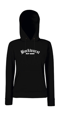 Bockwurst-with-Mustard Girlie Hoodie 