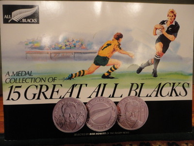 All Blacks Rugby Commemorative Medals Set 1988 Vintage | eBay