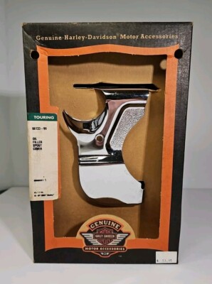 Harley-Davidson Oil Filler Spout Cover Chrome Part #66133-99 for  