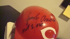 Sparky Anderson AUTOGRAPHED CINCINNATI REDS Mini Helmet SIGNED HOF 2000 JSA AUTH