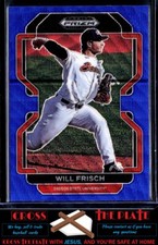 2022 Panini Prizm Draft Picks Blue Wave Will Frisch Oregon State #PDP173