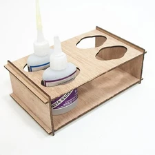 CA Glue Caddy Freezer Fridge Organizer Storage Cut from 2.7mm Plywood DYI Kit