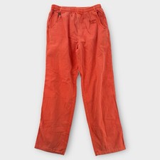 Crazy Shirts Pants Mens Large Baggy Twill Surf Hawaiian Tangerine Dye Orange NEW