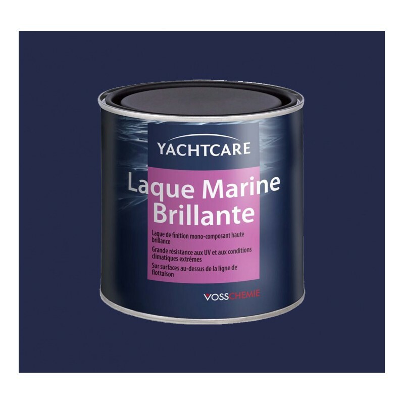 Bleu cobalt YACHTCARE laque marine 750 ml pour sublimer votre voilier avant la saison estivale