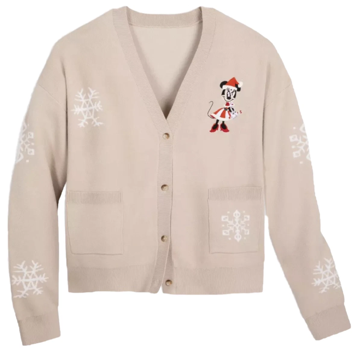 2023 Disney Parks Christmas Holiday Minnie Mouse Cardigan L XL 2X