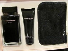 Narciso Rodriguez for Her 3-Pc. Set 3.3oz EDT Spray/Body Cream/Sequin Pouch
