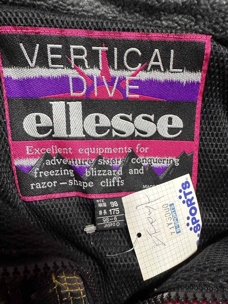 Vintage Ellesse Vertical Dive Multicolour Ski Jacket, Pants | eBay