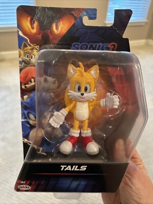 Sonic The Hedgehog 3 Movie Tails 5'' Figure 2024 Jakks NEW