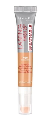 RIMMEL Lasting Finish Breathable Concealer 7ml - 400 Medium Dark NEW NEU