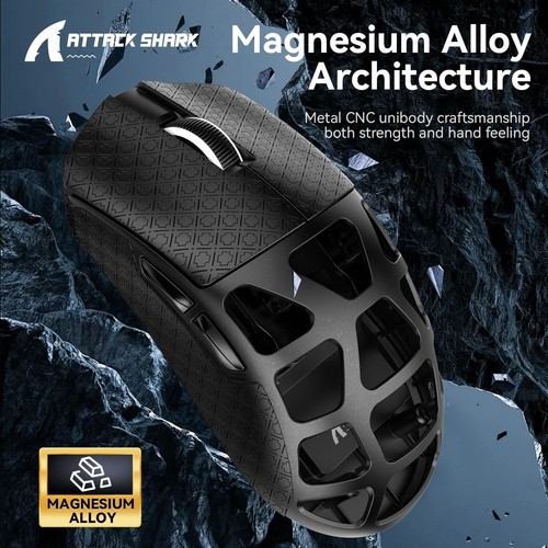 ATTACK SHARK R3 46g Magnesium Alloy Mouse, PixArt PAW3395 BT/2.4G/Wired,26000DPI - Picture 34 of 64
