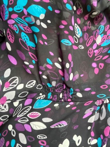 BNWT Jasper Conran detailed black print chiffon top with scattered sequins UK 14 - Picture 7 of 9