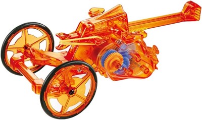 Tamiya Fun Work Series No.251 Rubber-Powered 3-Wheel Car Kit 70251 Orange