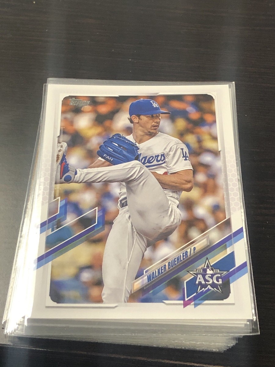 2021 Topps Update All Star Walker Buehler Los Angeles Dodgers ASG