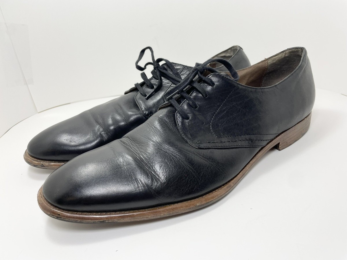 Gordon Rush LAVORAZIONE ARTIGIANA Black Leather Oxfords  display picture 2