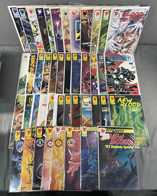 Huge Lot of 44 Warp Comics ElfQuest Rebels Blood of Ten Chiefs Siege Rebels Etc